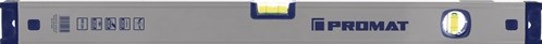 Promat/Tecwerk Waterpas | 100 cm | aluminium zilver | spiegellibel max. ± 0,5 mm/m - 4000857160