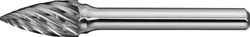 Promat/Tecwerk Stiftfrees | SPG RVS | d. 10 mm koplengte 20 mm schacht-d. 6 mm | hardmetaal | vertanding normaal, fijn - 4000868070