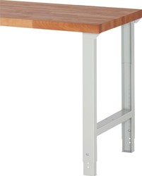 Promat Werkbankvoet | BK 650 | verstelbaar | H750-1100xB70/120mm | lichtgrijs, RAL 7035 - 9000425540 9000425540