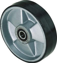 Promat Stuurwiel | polyurethaan naaf-L. 50 mm wiel-B. 50 mm | wiel-d. 194mm alu.-gietijzeren velgen | v.palletwagen PROMAT t. bouwjaar 10/2014 | PROMAT - 9000443362 9000443362
