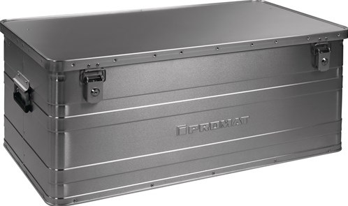 Promat /tecwerk aluminium box | l900xb490xh380mm 140 l | met klapdeksel en cilinderslot - 9000447954