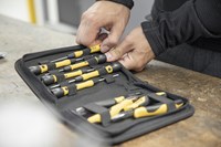 Wiha Gereedschapset ESD tangen, schroevendraaiers, pincet 10-delig incl. gereedschapetui (43994) - 43994 - 43994-3