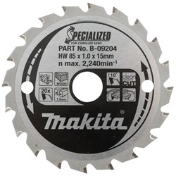 Makita Accessoires Cirkelzaagblad hout 165x20x1,6 40T 18g - B-09248