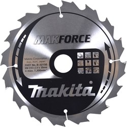 Makita Zaagblad | Hout | 210x30x2,4 | 16T | 20 Graden - B-32150