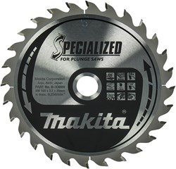 Makita Accessoires Invalcirkelzaagblad | Hout | 165X20X2,2 28T 23G - B-33009