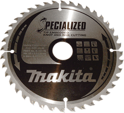 Makita Zaagblad | Tipe | 185x30x2,0 | 40T | 25 Graden - B-33174