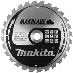 Makita Zaagblad Diameter zaagblad 315mm Aantal tanden 60