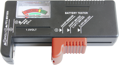CON:P Batterijtester Analoog - B29821