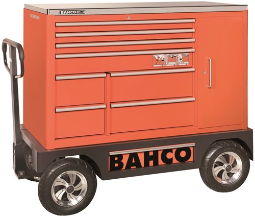 Bahco Gereedschapswagen 'classic' C75 53" met 8 lades | opbergkast | oranje | 1505 mm x 500 mm x 1218 mm - 1475KXXL8CWTSS