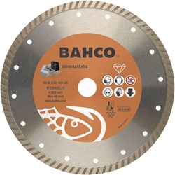 Bahco Slijpschijf | diamant | voor betontegels en bouwmaterialen | 230 x 3.2 x 22.23 mm - 3916-230-10S-UE
