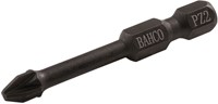 Bahco Torsiebit 1/4" | heavy-duty | voor Pozidriv schroeven | PZ3 x 50 mm - retailverpakking - 66IM/50PZ3-2P