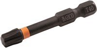 Bahco Torsiebit 1/4" | heavy-duty | voor TORX® schroeven | gekleurd | T25 x 50 mm - retailverpakking - 66IM/50T25C-2P