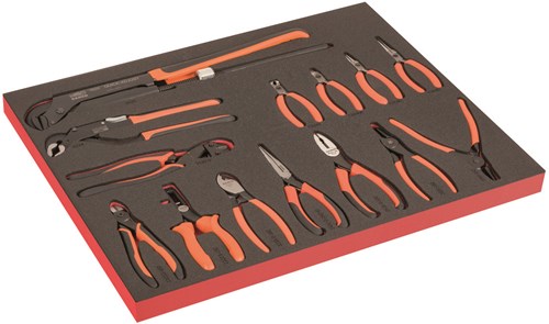 Bahco Foaminlay Fit&Go 3/3 met tangen - met lasermarkering -14-delig - FF1A200LM