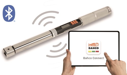 Bahco Digitale moment- en hoeksleutel | Bluetooth® | vaste ratelkop | met geheugen | 40-800Nm - TAWMB24800