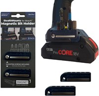 Stealthmounts Bithouder voor Bosch 18v | Blauw | 2 Stuks - BH-BO-BLU-2