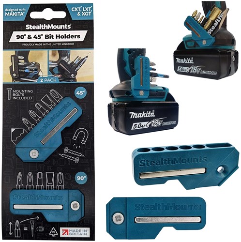 StealthMounts Supports de batteries Makita 18V avec poignée BD MK18 H 1