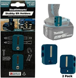 Stealthmounts Bithouder voor Makita | Blauw | 2 stuks - BH-MK-S-BLU-2