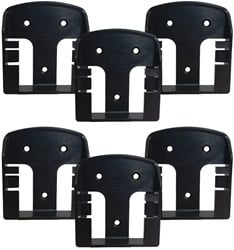 StealthMounts BM-CAS18-BLK-6 Accuhouder voor CAS accu's | Zwart | 6-pack - BM-CAS18-BLK-6