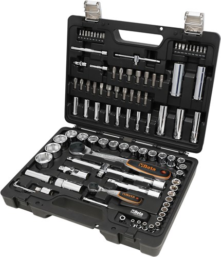 Beta BW 903E/C98 Dopsleutelset 1/2" en 1/4" | 98 Delig - 009036198