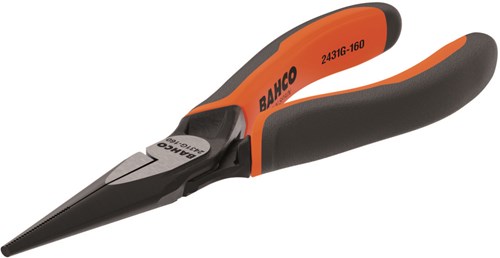 Bahco Punttang ERGO™ | lang | tweecomponentengrepen | zonder snijkant | gefosfateerd | 180 mm - industrieverpakking - 2431G-180IP