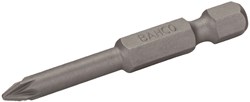 Bahco Bit 1/4" | voor Pozidriv schroeven | PZ1 x 50 mm - 2-delig - retailverpakking - 59S/50PZ1-2P