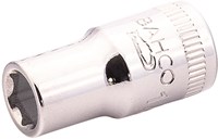 Bahco Dop 1/4" | zeskant | gepolijst | 1/8" | - 6700SZ-1/8