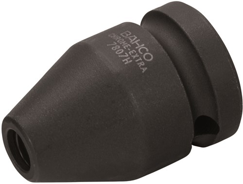 Bahco Verbindingsstuk voor slagdoppen 1/2" naar 11.2 mm | zeskant | gefosfateerd | 38 mm - retailverpakking - SB7809H