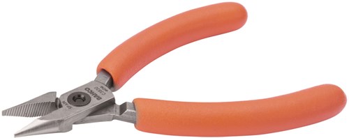 Bahco Precisiepunttang | compact | lang | oranje PVC-handgrepen | 121 mm - industrieverpakking - C3830IP