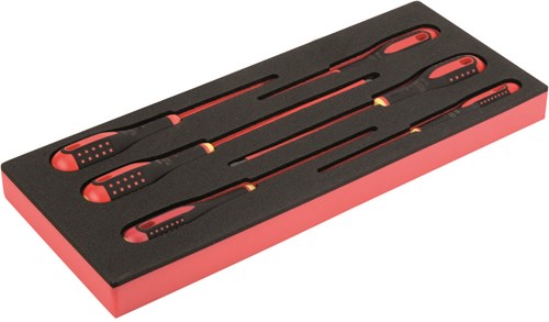 Bahco Foaminlay Fit&Go 1/3 met schroevendraaiers | ERGO | geïsoleerd | gleuf en Phillips - 6-delig - FF1E1011