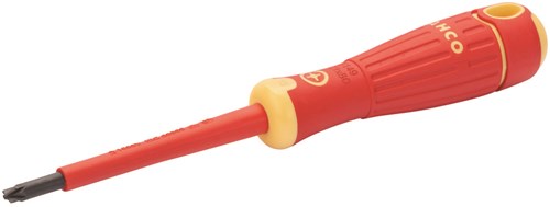 Bahco Schroevendraaier BahcoFit | geïsoleerd | VDE | rubber greep | Combitip 6 mm/PZ2 - retailverpakking - SB149.002.100