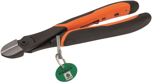 Bahco Zijsnijtang ERGO™ | heavy-duty | terugslagveer | tweecomponentengreep | gefosfateerd | met veiligheidsring | 200 mm - TAH21HDG-200