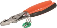 Bahco Combinatietang | met veiligheidsring | tweecomponentengreep | gelakt | 200 mm - TAH2970G-200