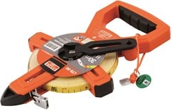 Bahco Landmeter | met Dyneema koord | nylon gecoate band | open cassette | klasse II | metrisch | breedte 13 mm | 30 m - TAHLTS-30