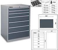 Beta C35/7Gm-Industrieel Ladenblok 7 Laden - 035000172