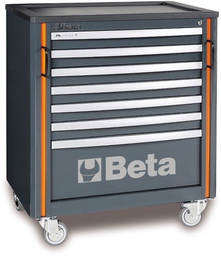 Beta Gereedschapswagen met zeven landen, passend in werkplaatscombinaties C55C7 - 055000201