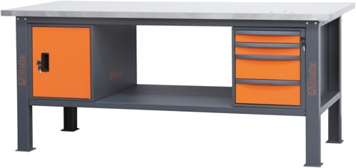 Beta C58Bc-X2,1 4Ca/A Werkbank | Werkblad inox - 058000628