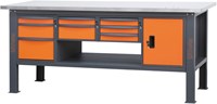 Beta C58Bc-X2,1 8Ca/O Werkbank | Werkblad inox - 058000625