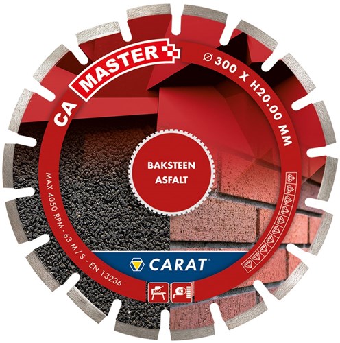 Carat DIAMANTZAAG ASFALT Ø300x20,00MM, CA MASTER - CAM3002000 - CAM3002000
