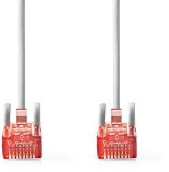 Nedis CAT6 Netwerkkabel | RJ45 Male | RJ45 Male | U/UTP | 1.00 m | Rond | PVC | Grijs | Label - CCGL85200GY10