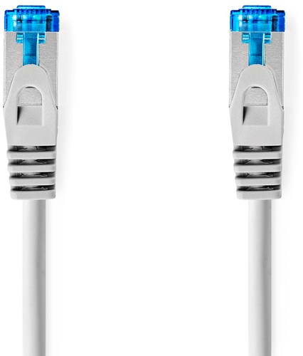 Nedis CAT6a netwerkkabel | S/FTP | RJ45 Male | RJ45 Male | 15.0 m | Snagless | Rond | LSZH | Grijs | Label - CCGL85330GY150