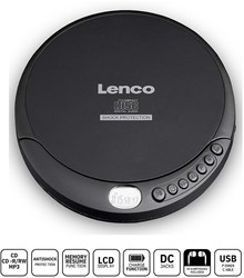 Lenco Draagbare CD MP3-speler met antischokfunctie Zwart - CD-200