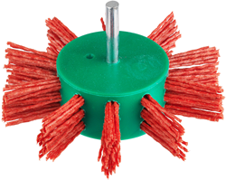 Connex Rotorborstel Bm 100Mm Nylon Rood - COM219100
