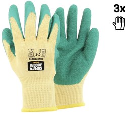 Safety Jogger Naadloze katoenen veiligheidshandschoenen | 3 Stuks | Geel | Maat 11 - SW0202011