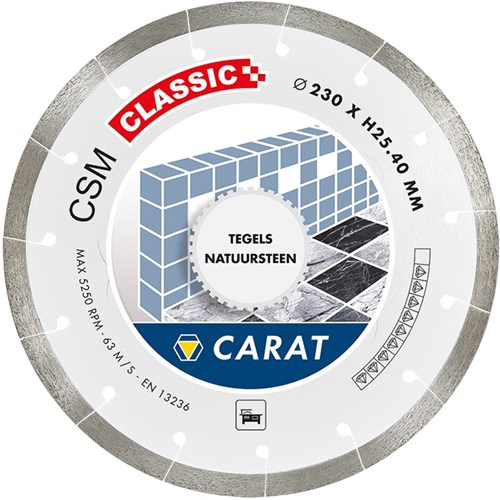Carat DIAMANTZAAG TEGELS Ø300x30,00MM, CSM CLASSIC - CSMC300500 - CSMC300500