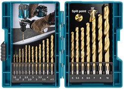 Makita Accessoires Borenset HSS-TiN 19dlg - D-67527