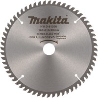 Makita Accessoires Cirkelzaagblad div. materialen 165x20x2,2 60T 5g - D-81206-2
