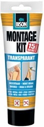 Bison Montagekit Transparant Tub 250G*6 Nlfr - 6306820 - 6306820