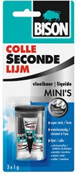 Bison Secondelijm Mini'S In A Box Crd 1G A3*12 Nlfr - 6311922