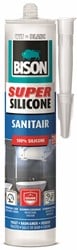 Bison Super Silicone Sanitair Wit Crt 300Ml*12 Nlfr - 6302411 - 6302411