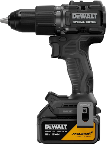 DeWALT DCD86MP2KT-QW | XR x McLaren brushless accu schroef-/klopboormachine 18V met accessoires in TSTAK (2x 5.0Ah accu + lader) - DCD86MP2KT-QW-2